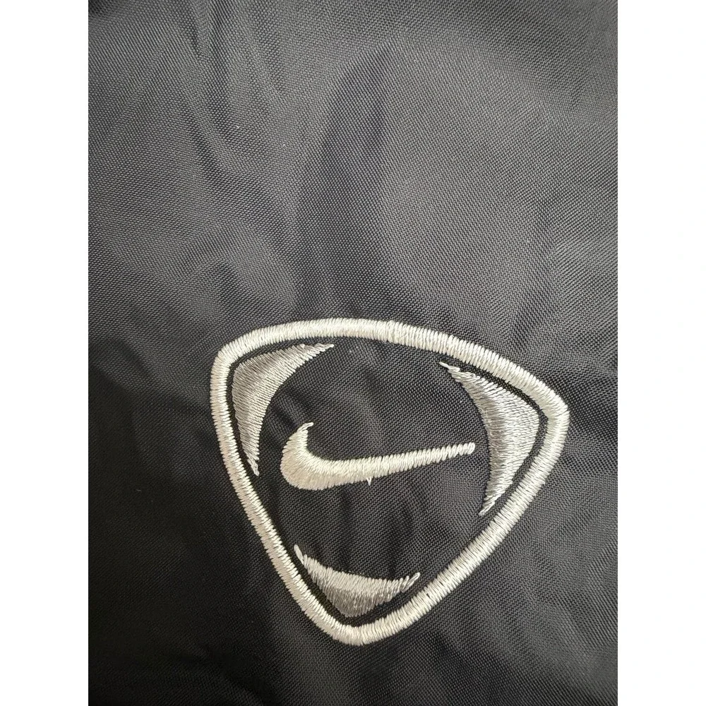 Nike Vintage Team Windbreaker Pullover Jacket Hooded Black XL 90s‎